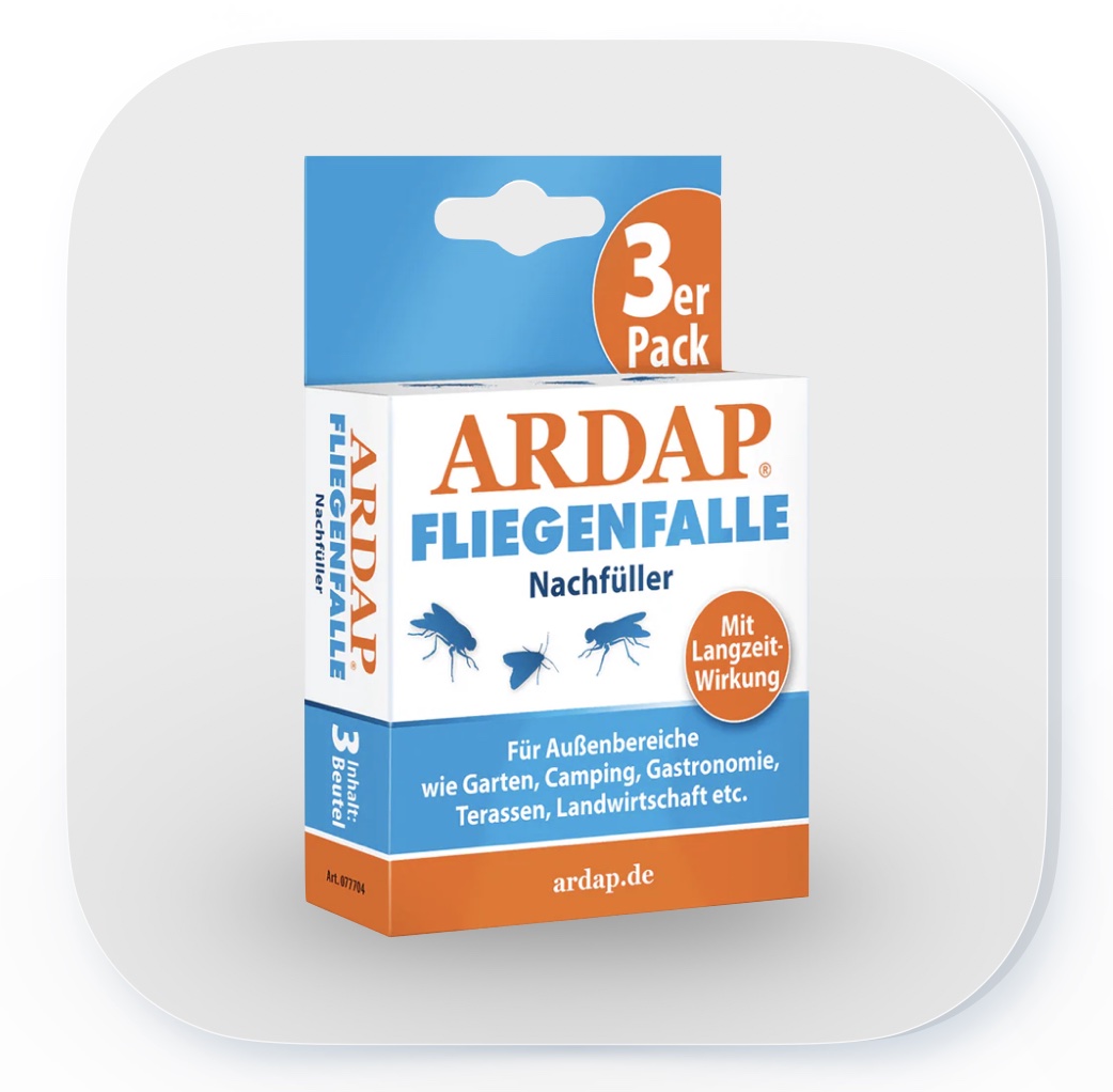 Fliegenfalle Nachfüllpack 3er