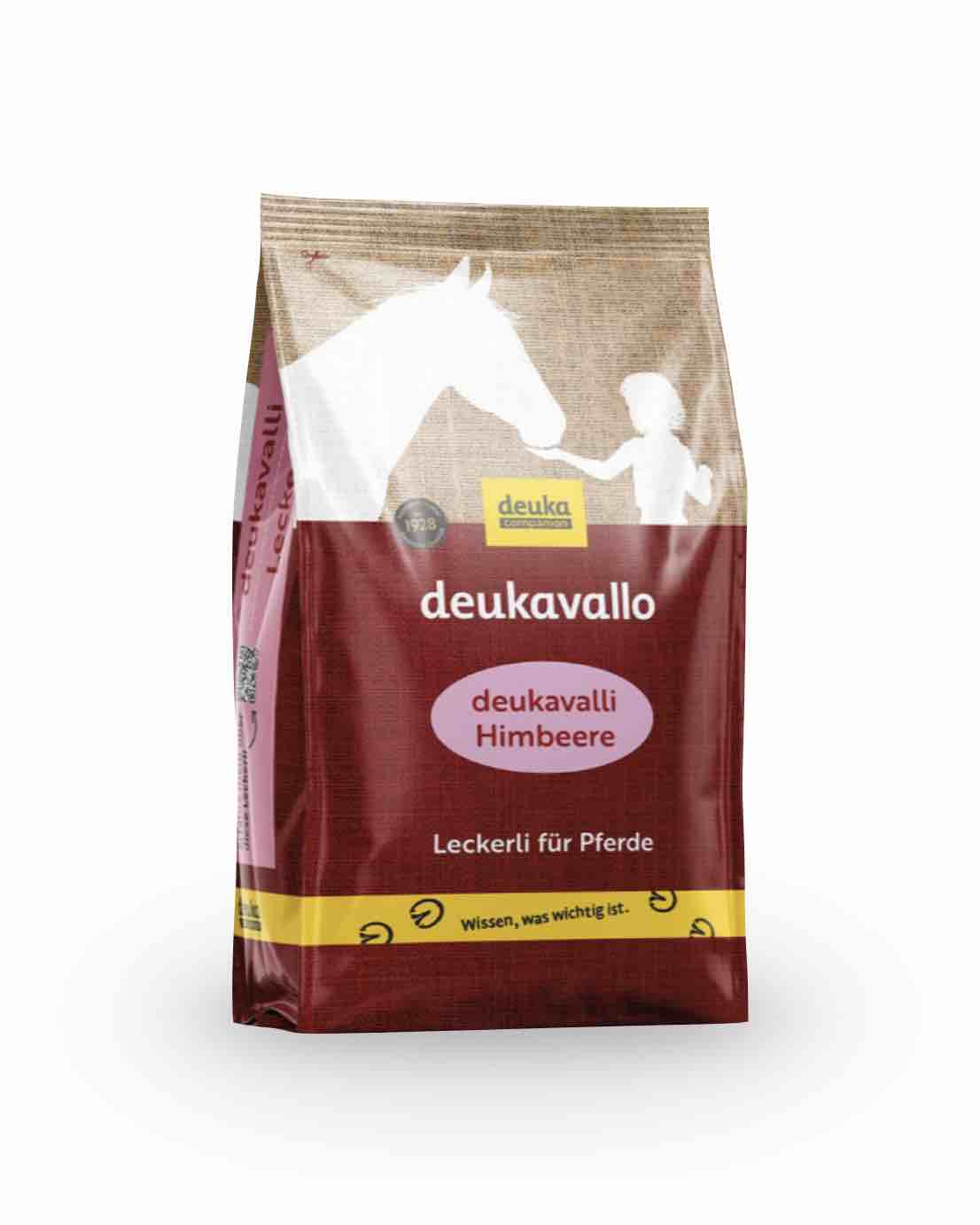 deukavallo Himbeere Leckerlies 1 kg – gesunde Pferdebelohnung »