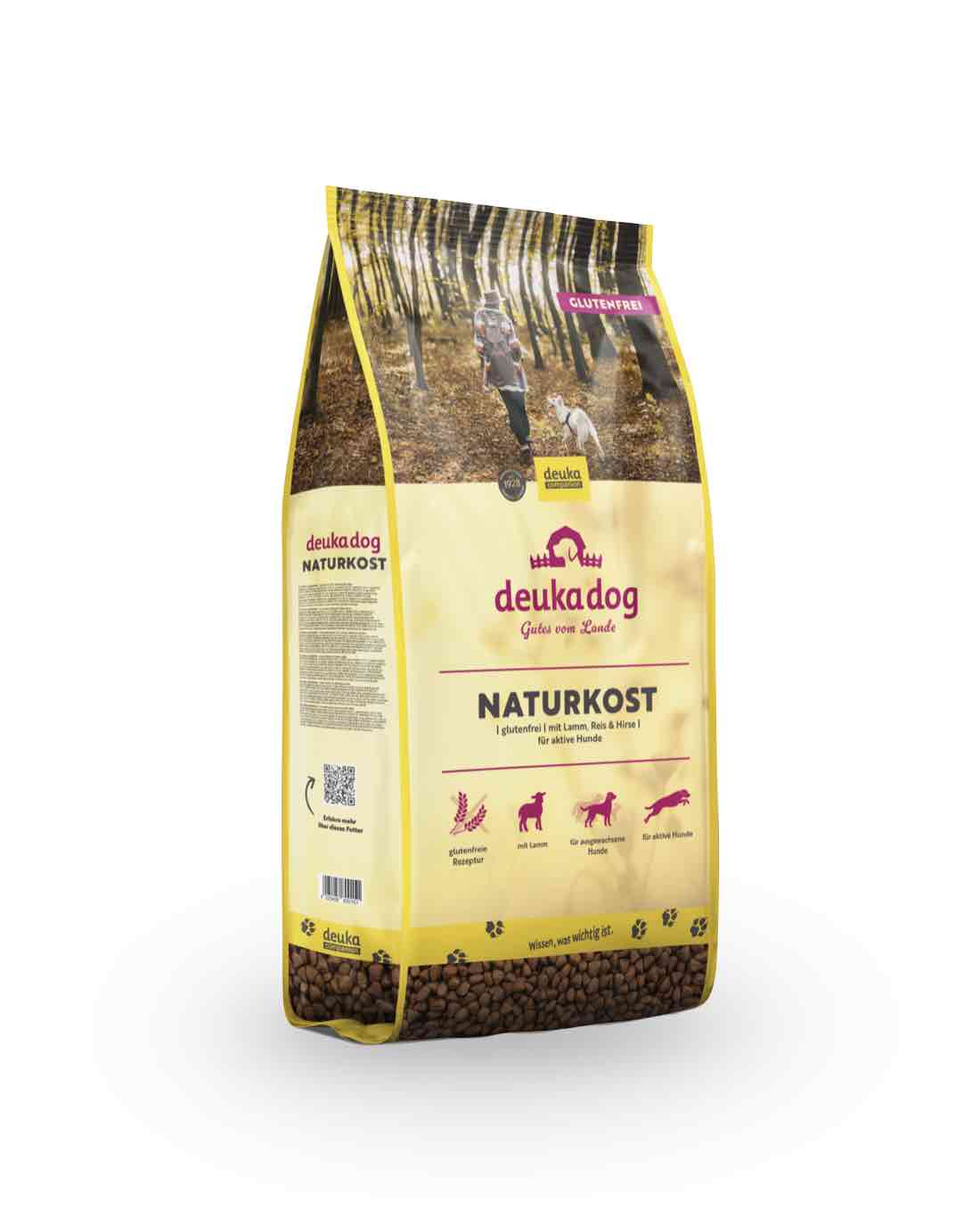 deuka dog Naturkost 15 kg  Weizenfreies Hundefutter mit Lamm & Reis   avi-complete.de